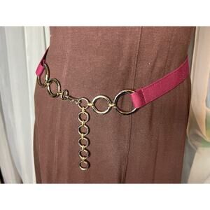 belt chain leather cloth size small